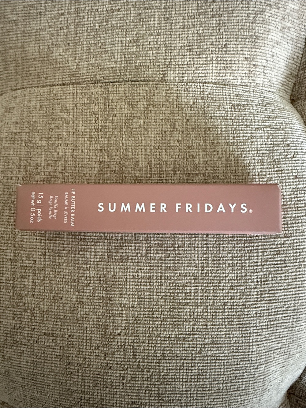 Brand New Summer Fridays Butter Balm - Shade is Vanilla Beige
